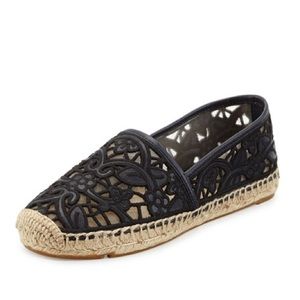 Gently Used Tory Burch Lucia Lace Espadrille